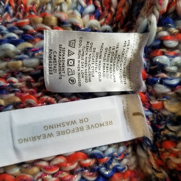 Lou & Grey Softest Sweater V Neck SpaceDye  M NWT - Picture 9 of 9